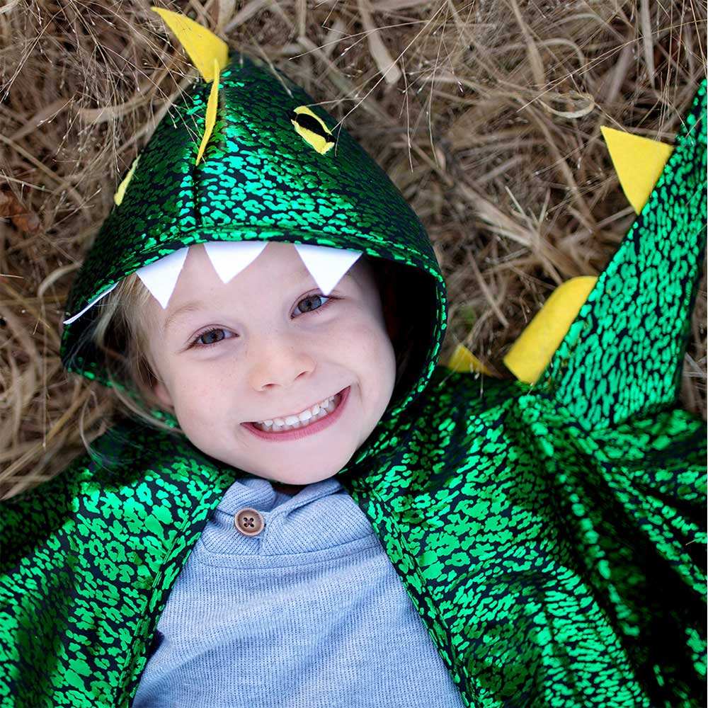 Kids Reversible Dragon/Knight Cape Great Pretenders