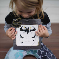 Bat Face Stickers Kids Party