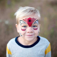 Spider Face Stickers Kids Party