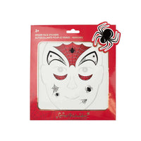 Spider Face Stickers Kids Party