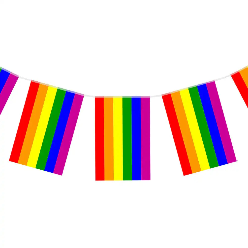 Rainbow Flag Bunting (7m) | Pride | Decorations | Party Pieces