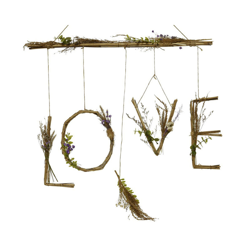 Natural Branch 'LOVE' Decoration