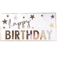 Personalised Happy Birthday Banner and Stickers Set Personalised Balloons