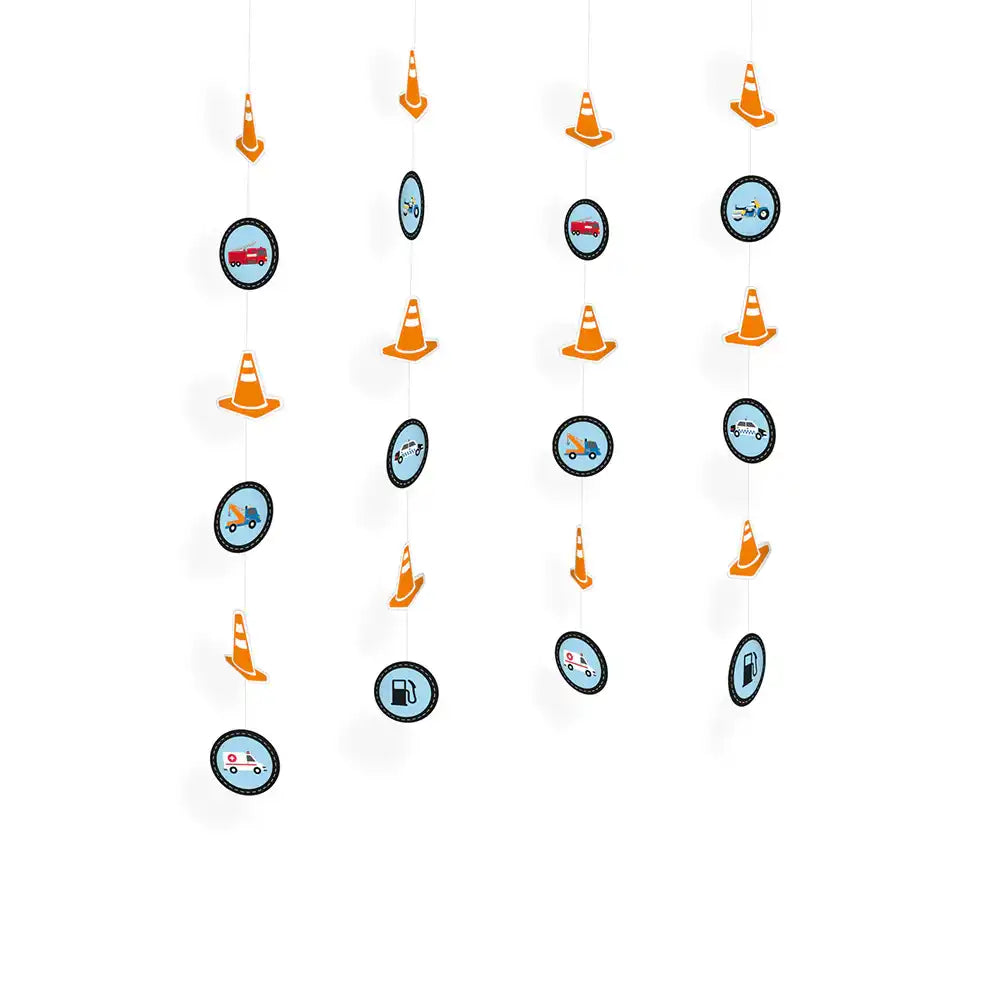 On the Road String Decorations Kids Party