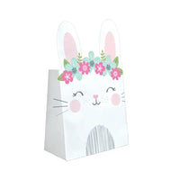 Little Bunny Paper Treat Bags (x8) Kids Party