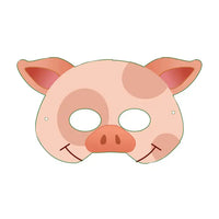 Farm Card Masks (x12) Kids Party