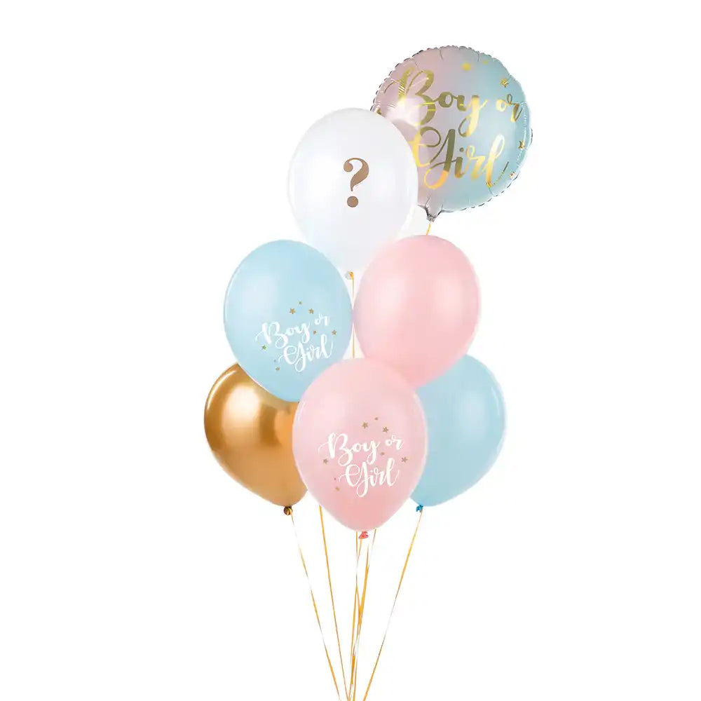 Gender Reveal Party Balloons (x6) Gender Reveal