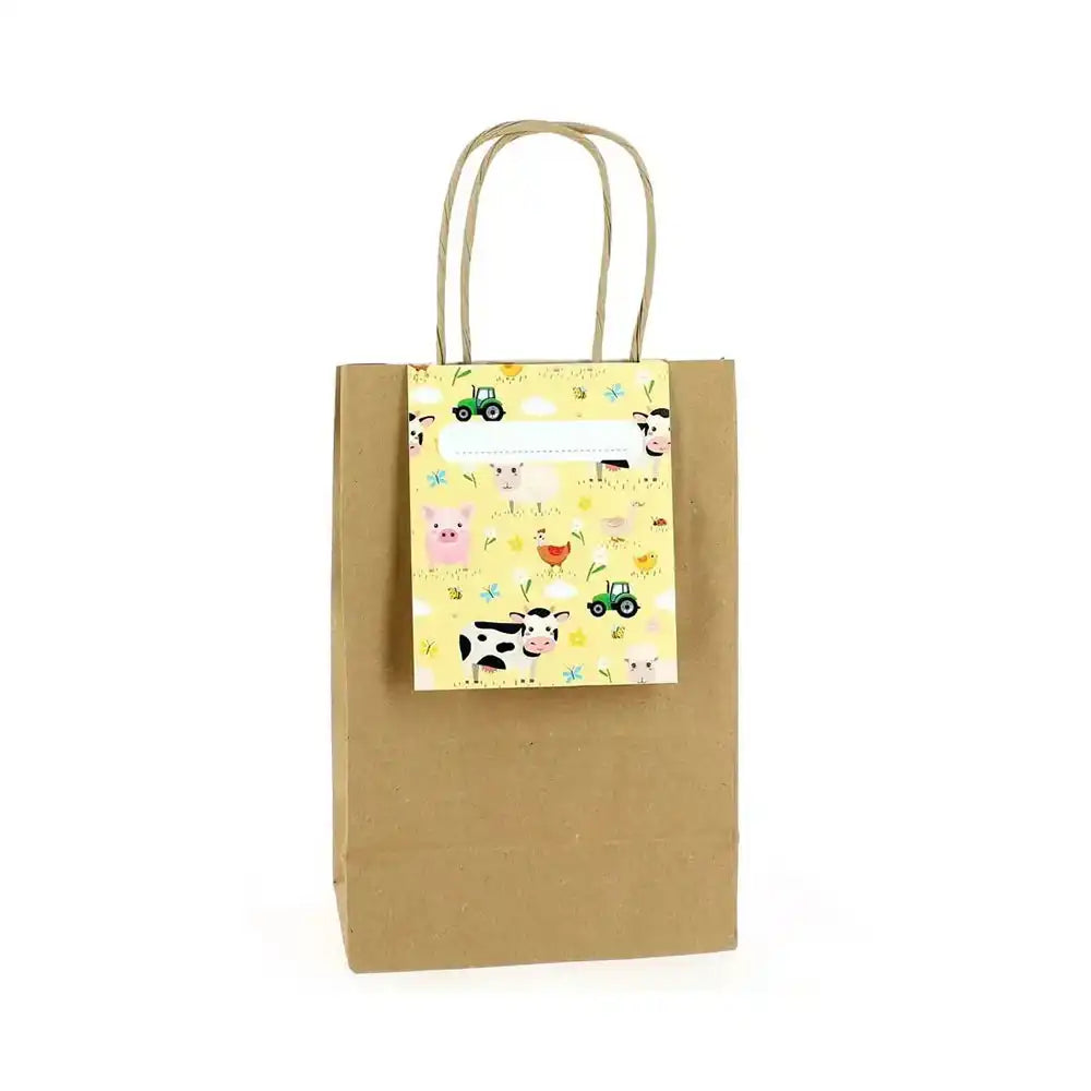 On The Farm Paper Party Bags (x6) Kids Party