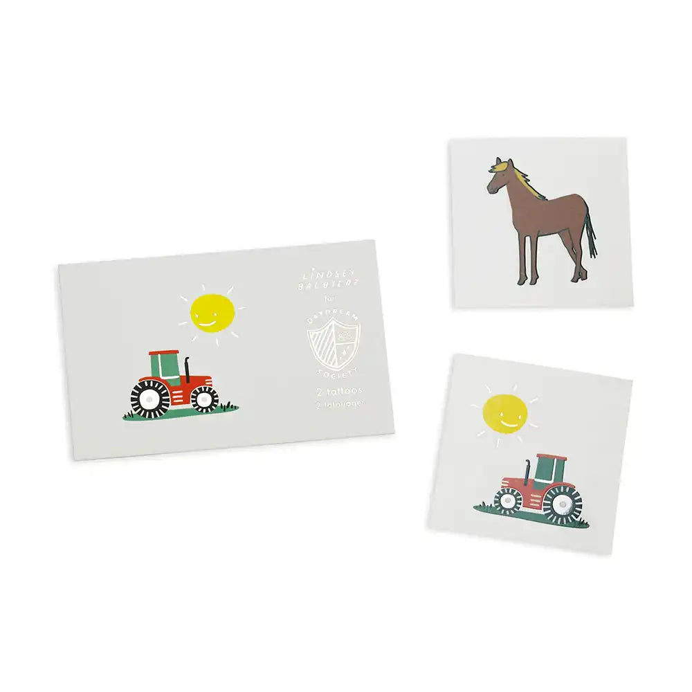 Farm Temporary Tattoos (x2) Kids Party