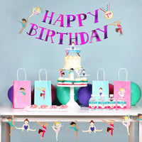 Gymnastics Party Hats (x12) Kids Party