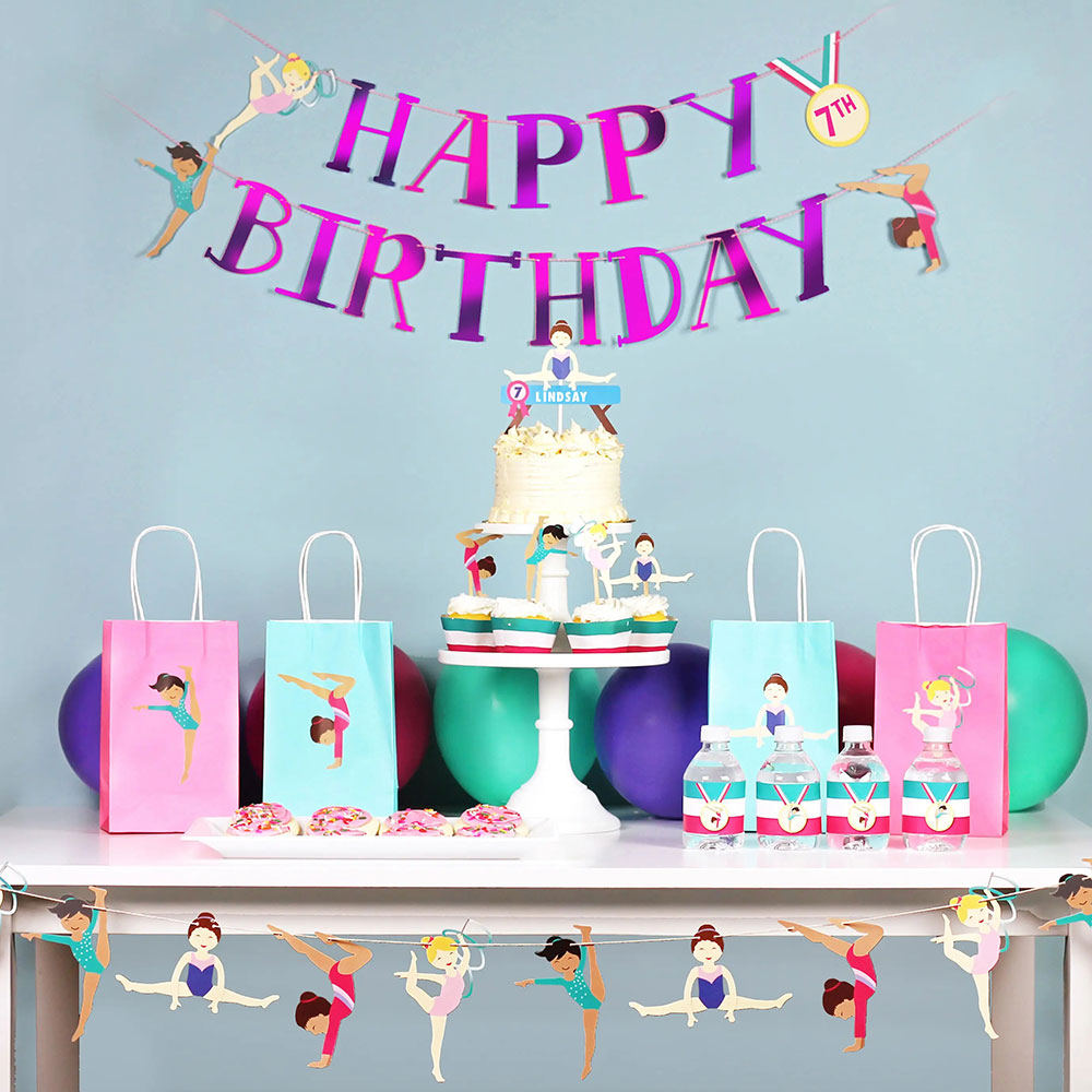 Gymnastics Party Hats (x12) Kids Party