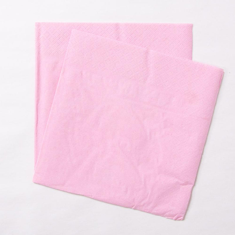 Value Pack - Paper Napkins Pale Pink (x50)