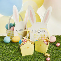 Easter Bunny & Chick Baskets (x5) Easter