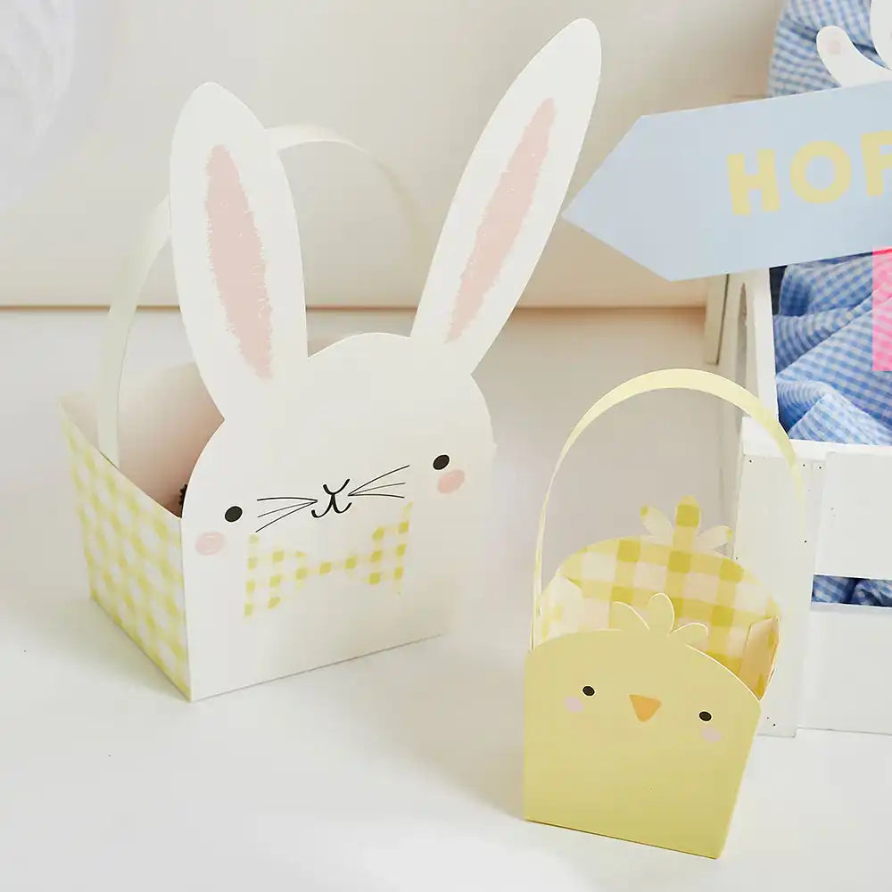 Easter Bunny & Chick Baskets (x5) Easter