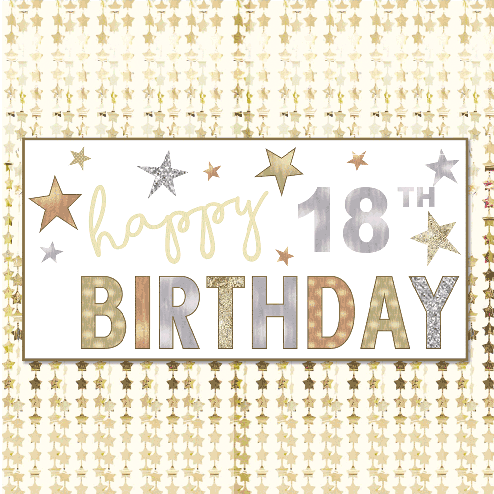 Personalised Happy Birthday Banner and Stickers Set Personalised Balloons