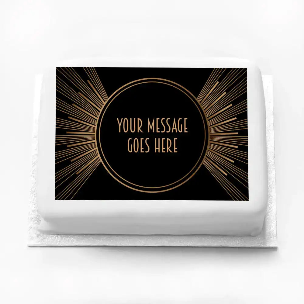 Personalised Photo Cake - Hollywood Style Default Title Personalised Cake