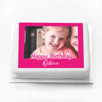 Personalised Photo Cake - Barbie Personalised Cake