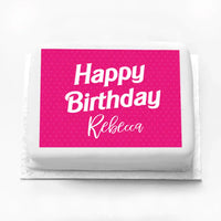 Personalised Photo Cake - Barbie Personalised Cake