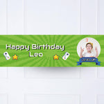 Game On Personalised Party Banner