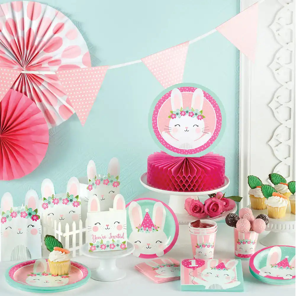 Little Bunny Paper Treat Bags (x8) Kids Party