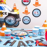 On the Road Birthday Letter Banner (3m) Kids Party