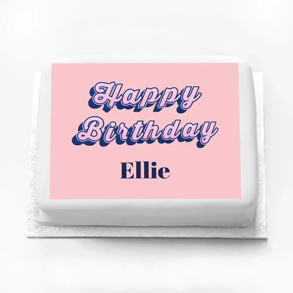 Personalised Birthday Cake - Decorative Personalised Cake
