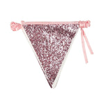 Luxe Pink Glitter Bunting (3m)