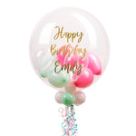 Personalised Bubble Balloon in a Box – Marshmallow