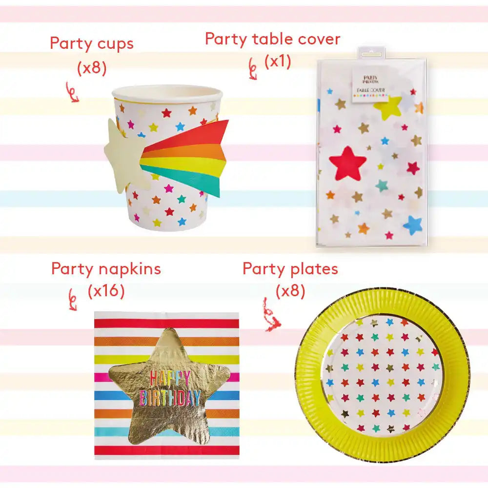 Shooting Star Table Set (x8) Owned Brand