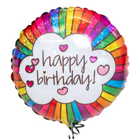 COPY EXAMPLEof Personalised Inflated Balloon Bouquet - 60th Birthday Pink Personalised Balloons