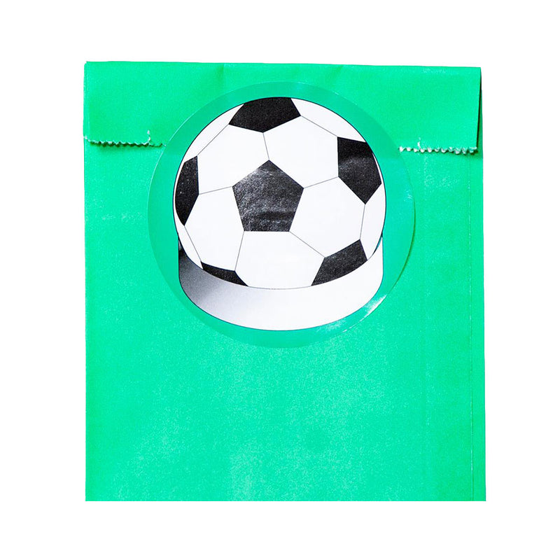Football Party Name Stickers (x10)