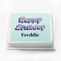 Personalised Birthday Cake - Decorative Personalised Cake