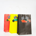 Racing Car Party Bag & Stickers Set (x12)