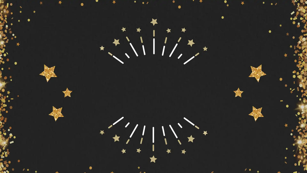 18th Birthday Black & Gold Sparkle - Party Pieces