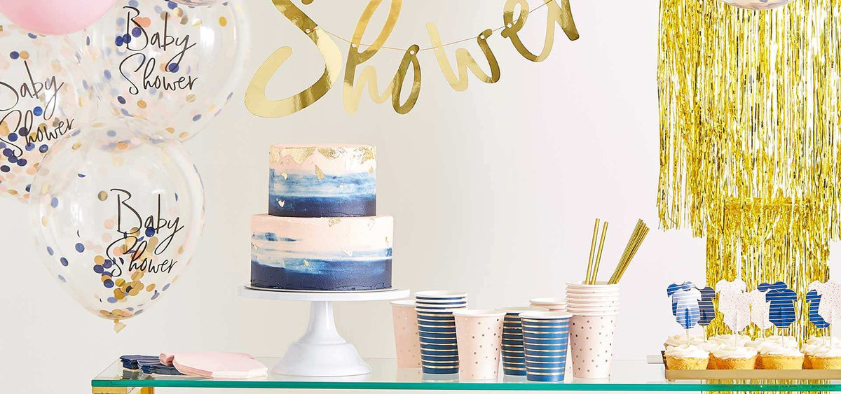 Pink & Blue Baby Shower - Party Pieces