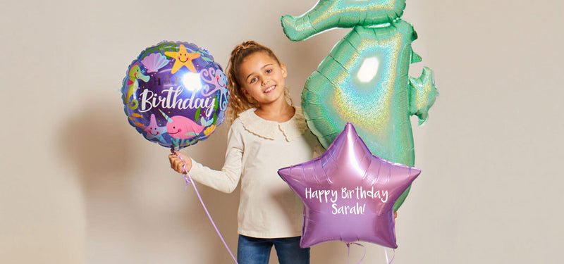 Kids Personalised Balloon Bunches