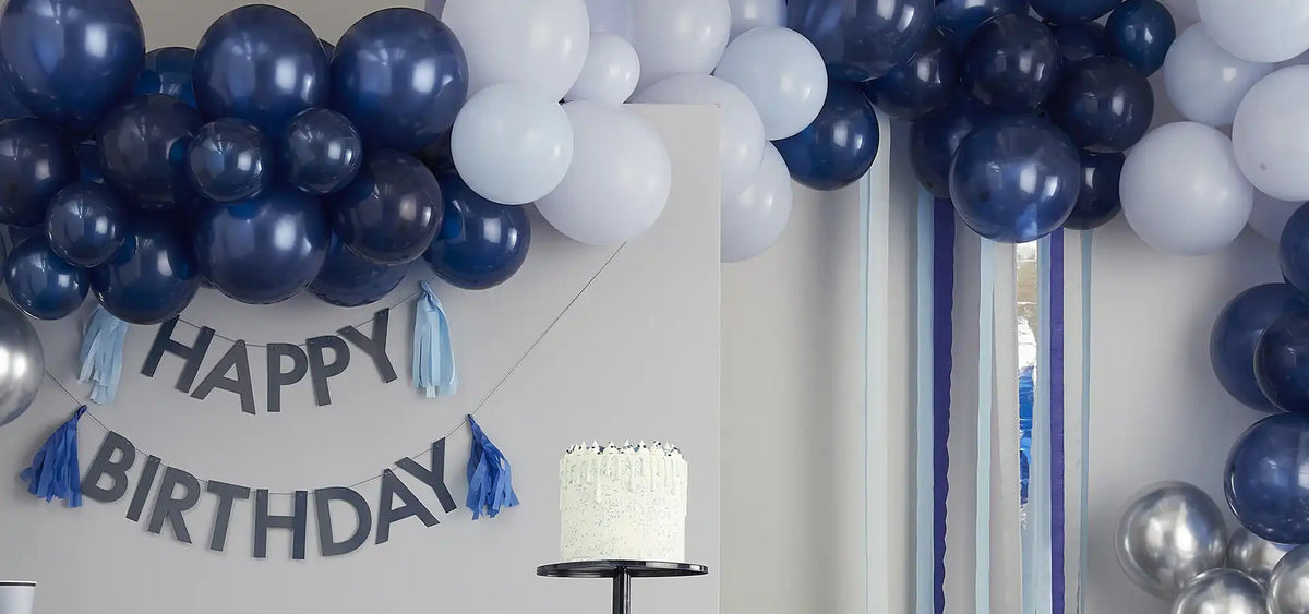 Navy Luxe Birthday - Party Pieces