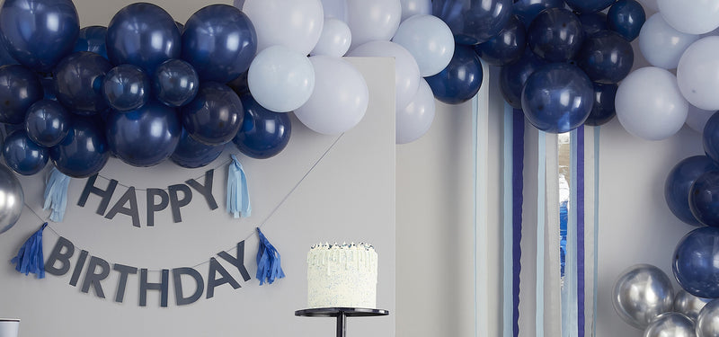 Navy Luxe Birthday