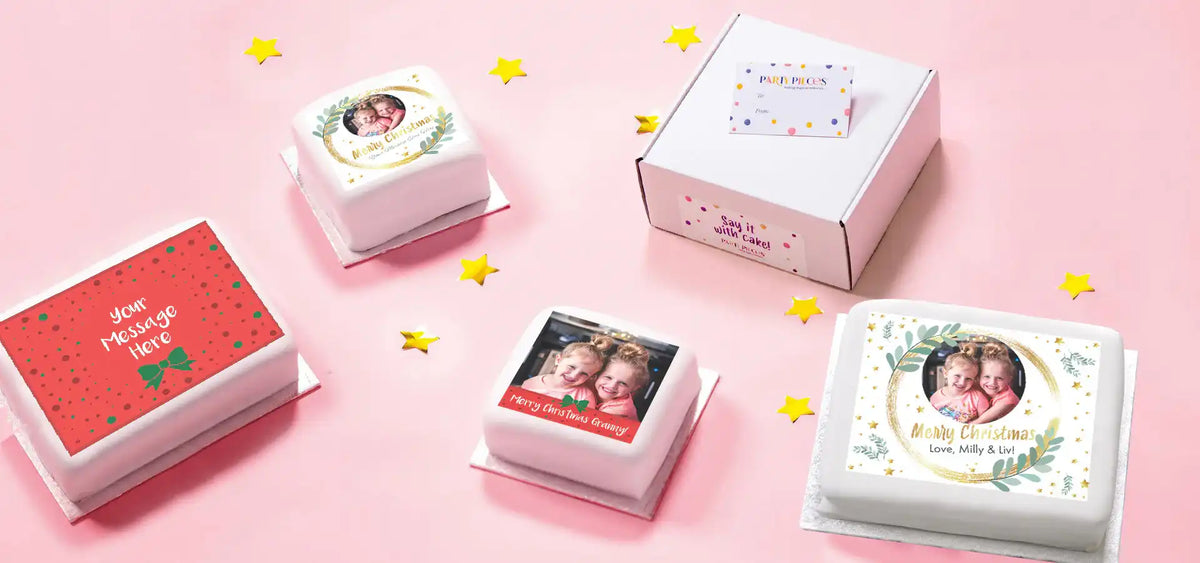 Personalised Christmas Cakes - Party Pieces