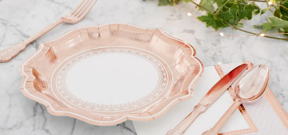 Rose Gold Christmas - Party Pieces
