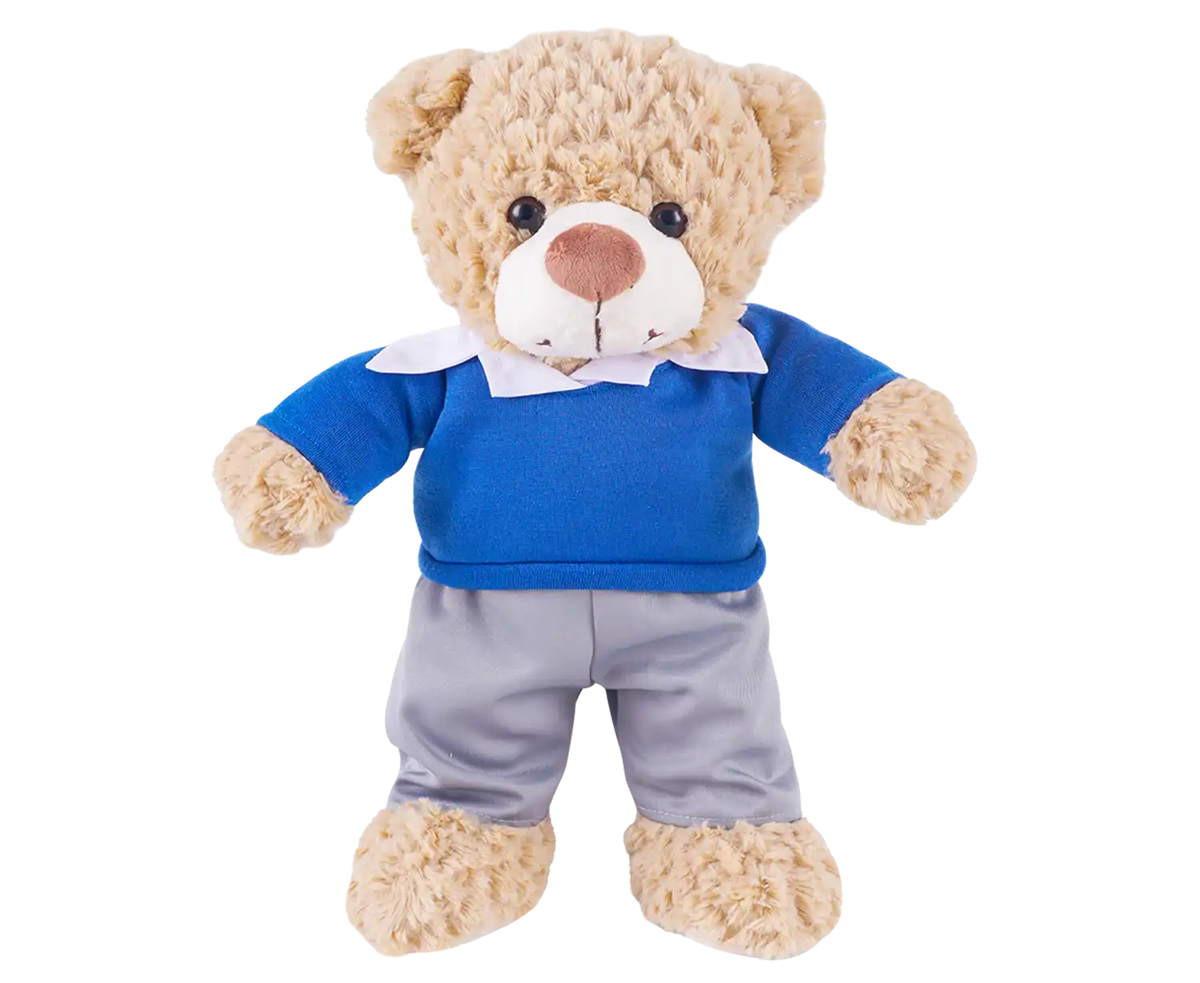 Boys Blue School Uniform Teddy Bear Outfit Make a Bear