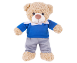 Boys Blue School Uniform Teddy Bear Outfit