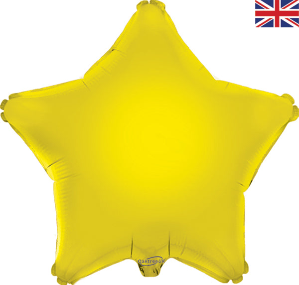 Star Foil Balloon - Yellow Everyday