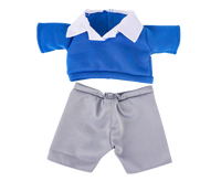 Boys Blue School Uniform Teddy Bear Outfit Make a Bear
