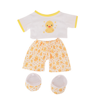 Duck PJ’s & Slippers Teddy Bear Outfit Make a Bear
