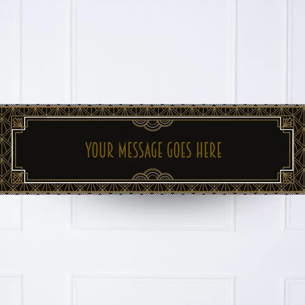 Hollywood Style Personalised Party Banner No None Personalised Banner