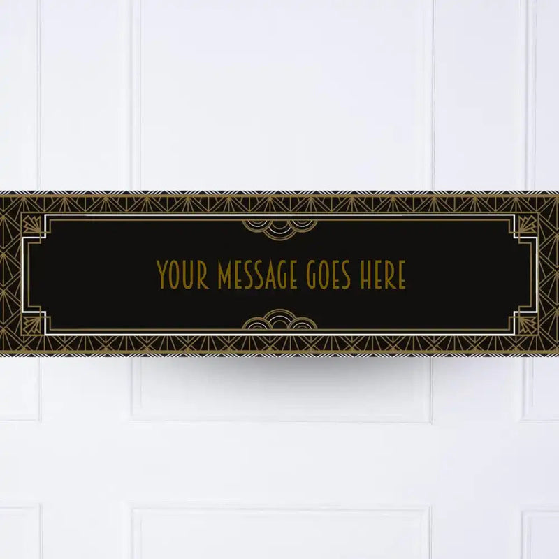 Hollywood Style Personalised Party Banner No None Personalised Banner