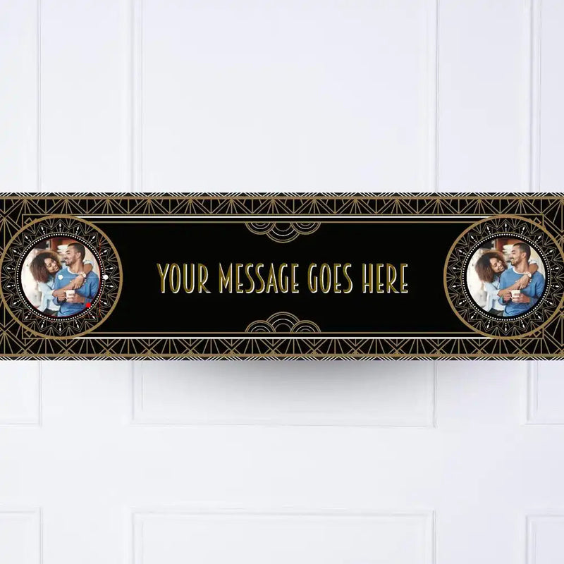 Hollywood Style Personalised Party Banner Yes None Personalised Banner