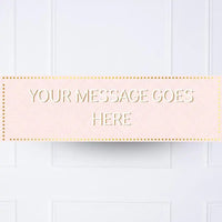 Pink Pastel Perfection Personalised Party Banner No None Personalised Banner