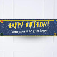 Wizard Magic Personalised Party Banner No No Personalised Banner